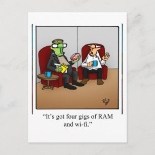 Cartões postais "Espectickles" de Halloween Humor