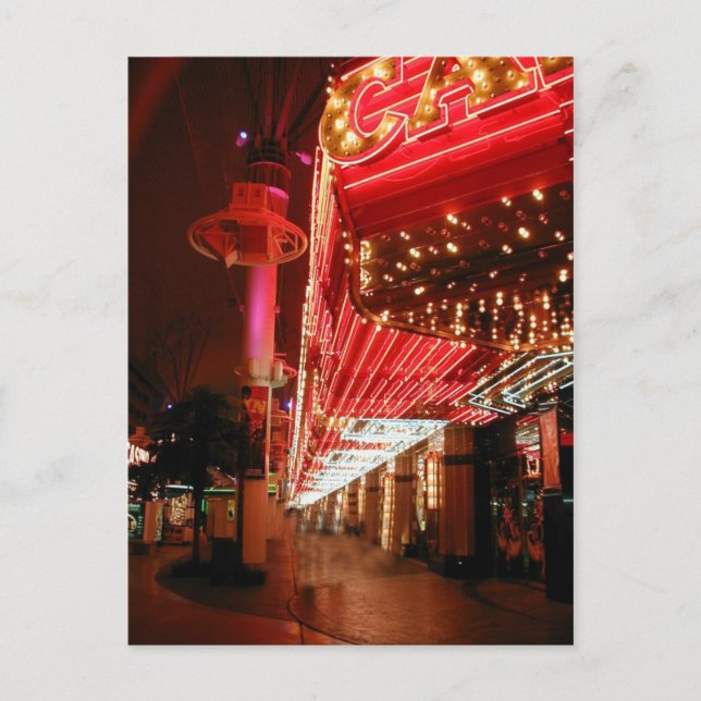 Cartões postais Fremont Las Vegas (Frente)