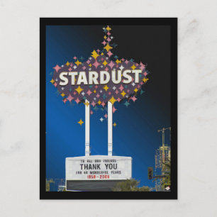 Cartões postais Gráficos do vetor Stardust Las Veg
