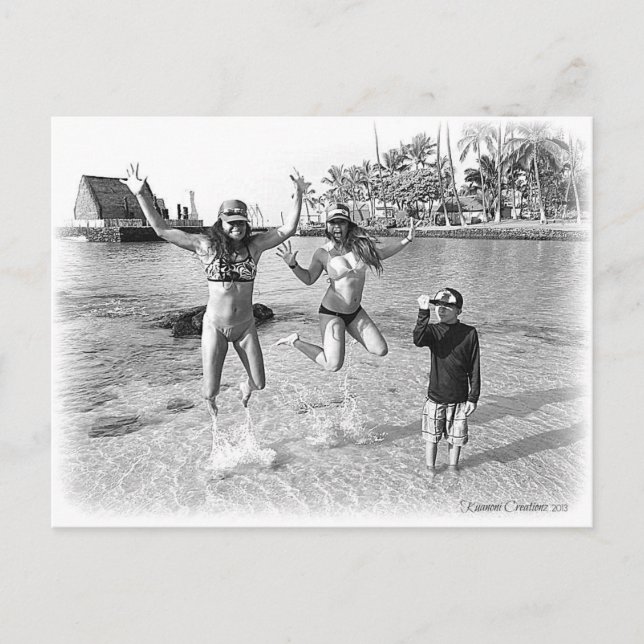 Cartões postais Ho Brah! Ilima, Kalino & Boogie: (Frente)