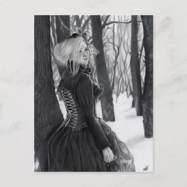 Cartões postais Lady Winter (Frente)