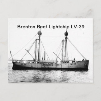 Cartões postais LV-39 do Brenton Reef Lightship