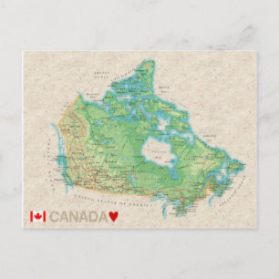 CARTÕES POSTAIS MAP Canadá