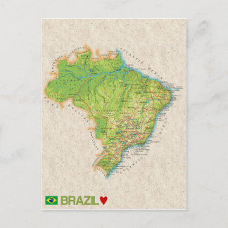 CARTÕES POSTAIS MAPA: Brasil