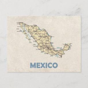 CARTÕES POSTAIS MAPA: México