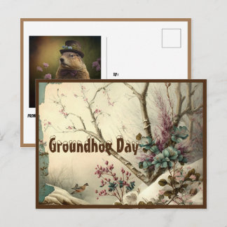 Cartões Postais Memórias do Dia do Groundhog 2023