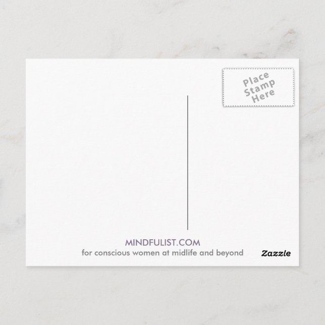 Cartões Postais Mindfulist (Verso)