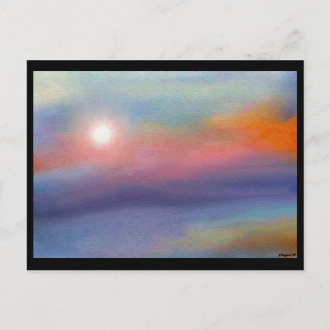 Cartões postais Modeh Ani Sunrise (Frente)