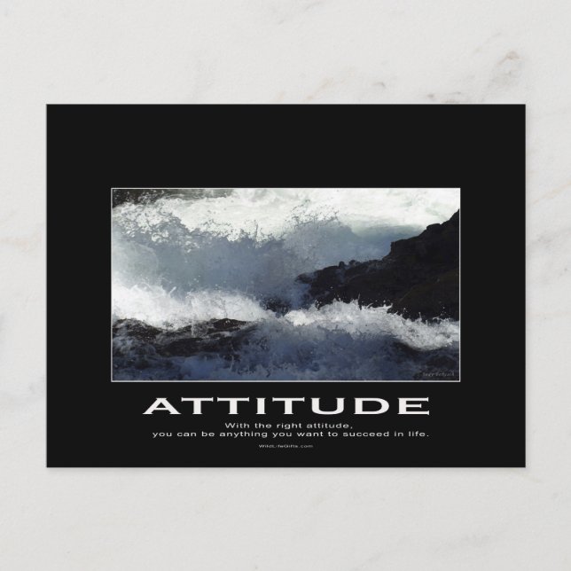 Cartões Postais Motivadores de Água Rushing (Frente)