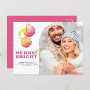 Cartões postais natalinos Feliz moderna e fotograf