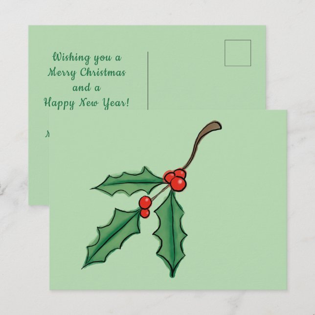 Cartões postais originais de Natal (Frente/Verso)