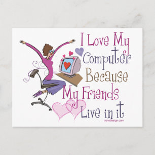 Cartões postais para amigos online