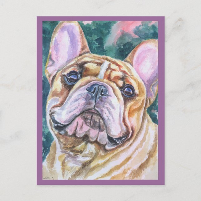 Cartões postais para Buldogue Francês (Frente)