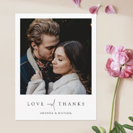 Cartões postais para casamento com fotos personali