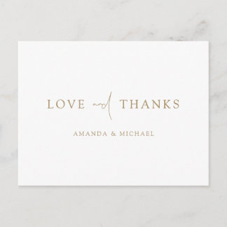 Cartões postais para convidados e presentes de cas