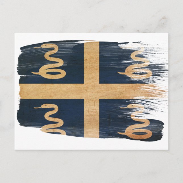 Cartões postais para Sinalizador Martinico (Frente)