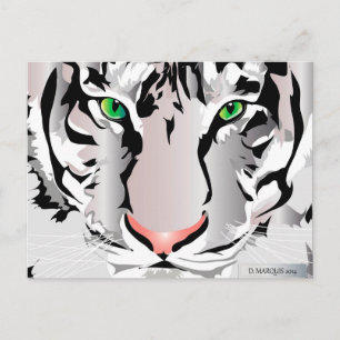 CARTÕES POSTAIS PERSONALIZADOS - BRANCO-TIGER/CIN