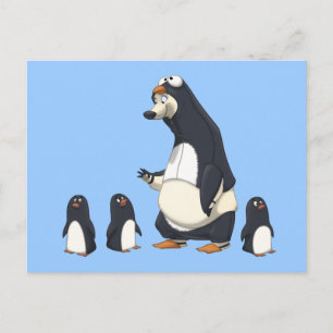 Cartões postais Polar Penguin