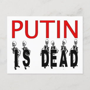 Cartões Postais Putin Está Morto!