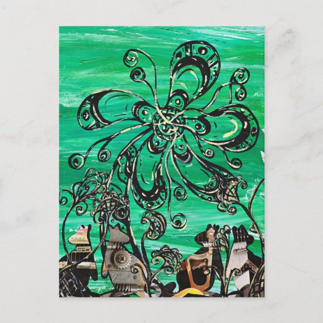 Cartões postais Roos Rockin' (Frente)