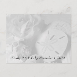 Cartões postais RSVP da Seashell