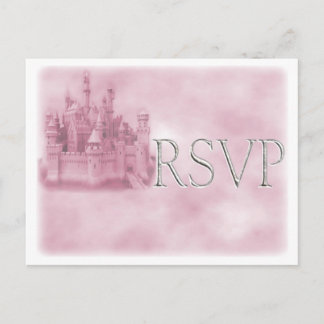 Cartões postais RSVP de Casamento da Princesa