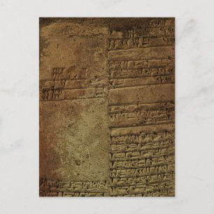 Cartões postais sobre o Escrevendo Sumerian Cunei