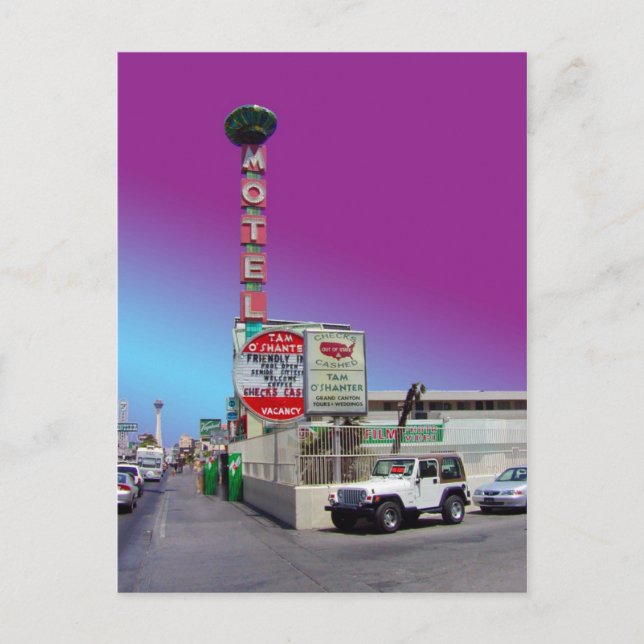Cartões postais Tam O'Shanter Motel Las Vegas (Frente)
