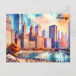 Cartões postais Viagem de comprar de chicago