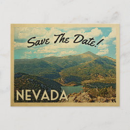 Cartões Postais Vintage Nevada Save The Date