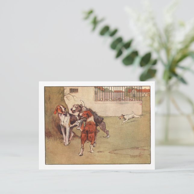 Cartões postais White Ear e Peter (Em pé/Frente)