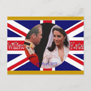 Cartões postais William and Kate Royal Wedding