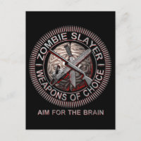 Cartões postais Zombie Slayer