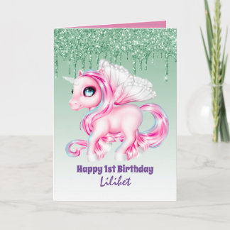 Cartões primeiros aniversarios Lilibet - Princesa