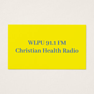 Cartões promocionais WLPU 91.1 FM