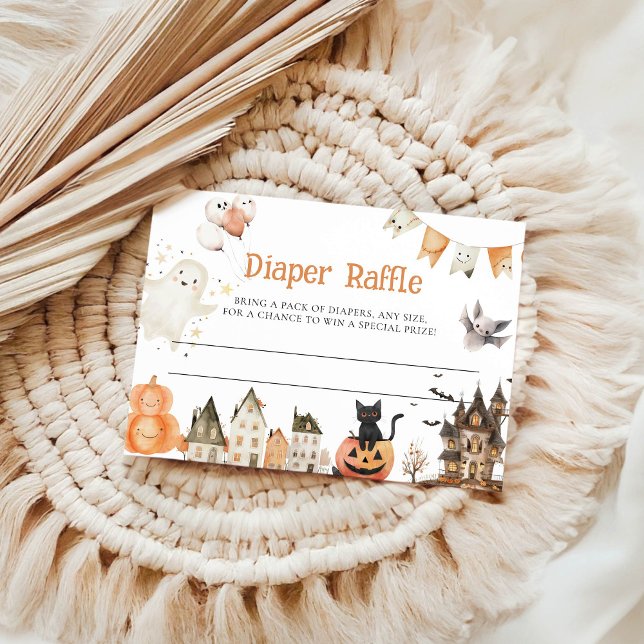 Cartões Raffle de Fralda Halloween (Criador carregado)