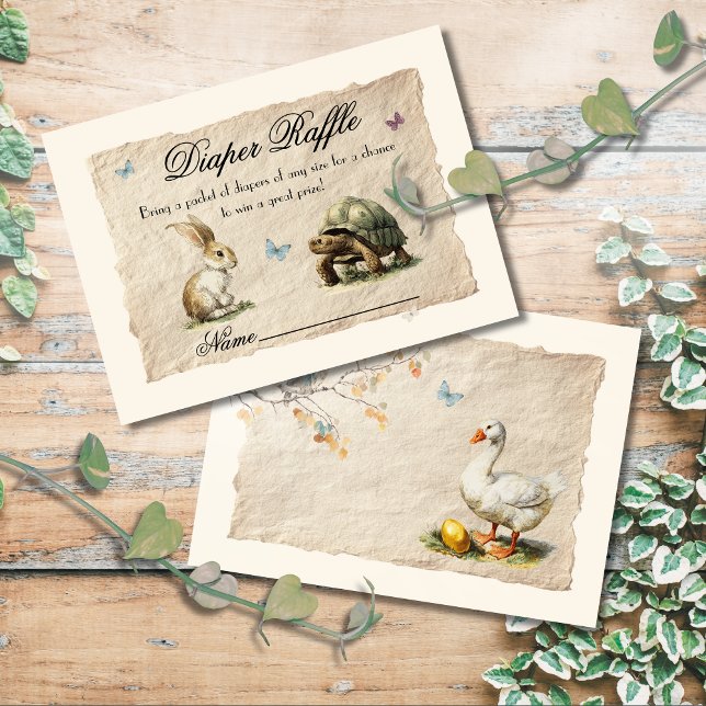 Cartões Raffle, Fralda de Storybook da Aesop (Criador carregado)