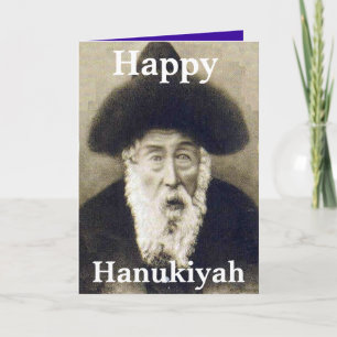 CARTÕES RAROS DE GANCHO CHANUKAH - RABBI - PRESENT