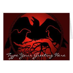Cartões Raven Personalizados Cartões Legal De Arte