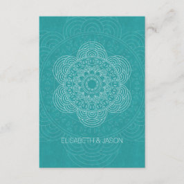 Cartões RSVP de Casamento Chic de Mandala Garden
