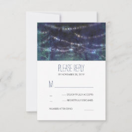 Cartões RSVP de Casamento da Floresta Russa