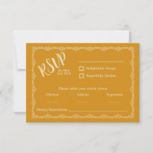 Cartões RSVP de Casamento de Boho Russo