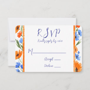 Cartões RSVP de Casamento de Febre Selvagem do Ver