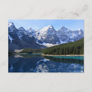 Cartões RSVP de Casamento do Lago Rocky Mountain