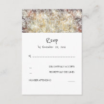 Cartões RSVP de Casamento Respiratório do Bebê Rus