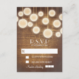 Cartões RSVP de Casamento Russo