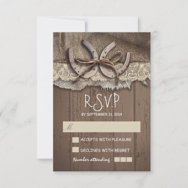 Cartões RSVP de Casamento Russo (Frente)
