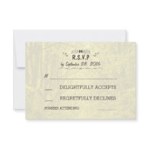 Cartões RSVP de Casamento Russo da Avenida Woodlan