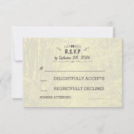 Cartões RSVP de Casamento Russo da Avenida Woodlan