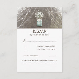 Cartões RSVP de Casamento Russo Respiratório de Ma